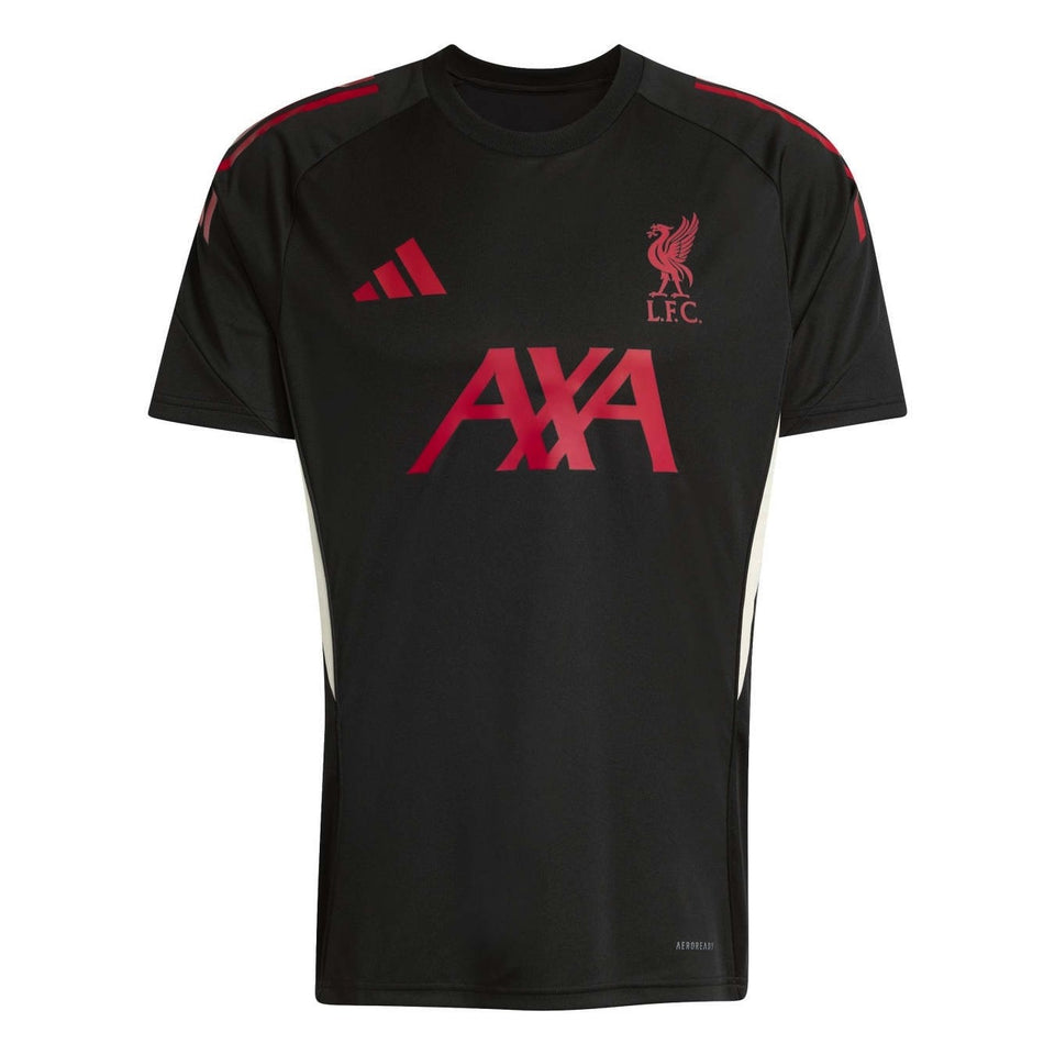 Liverpool FC black training short-sleeves Soccer set 2025/26 - Adidas