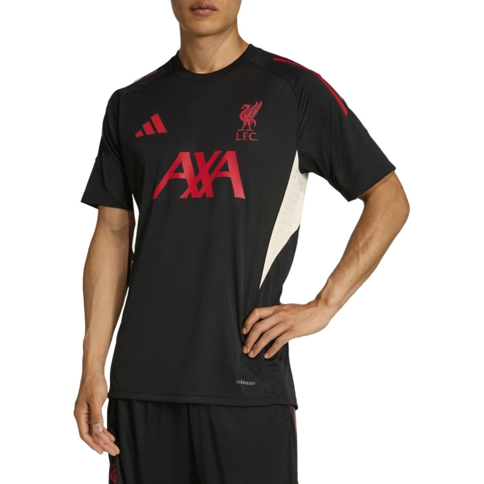 Liverpool FC black training short-sleeves Soccer set 2025/26 - Adidas