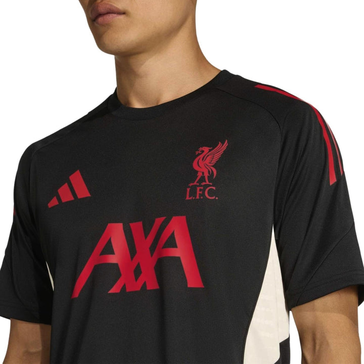 Liverpool FC black training short-sleeves Soccer set 2025/26 - Adidas