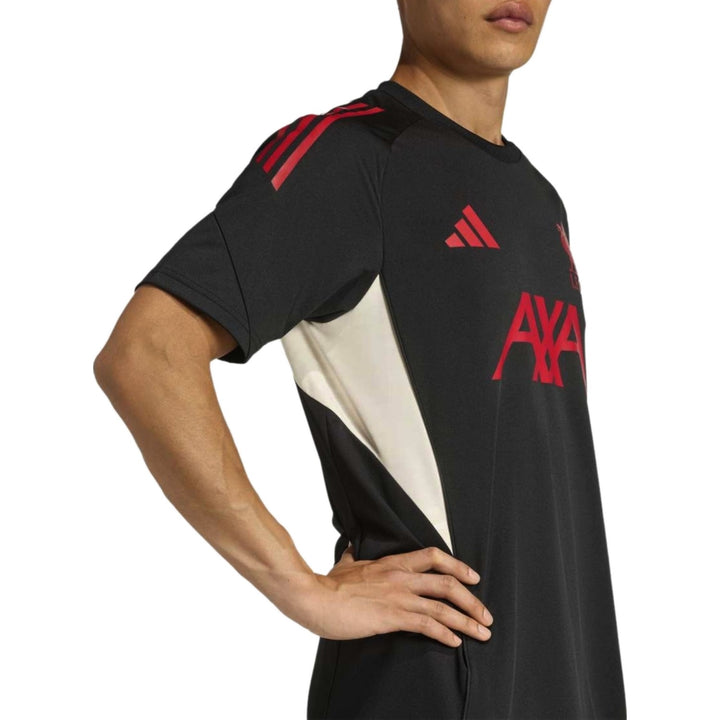 Liverpool FC black training short-sleeves Soccer set 2025/26 - Adidas