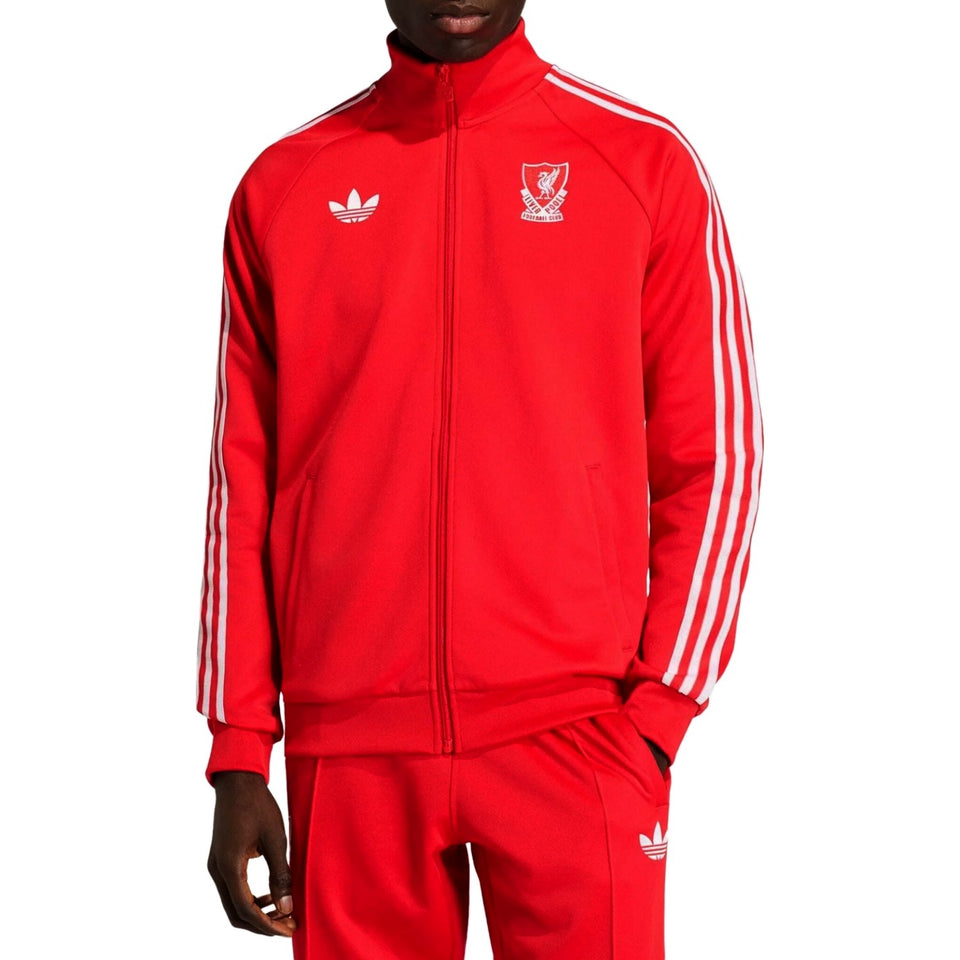 Liverpool FC Originals red casual presentation tracksuit 2026 - Adidas