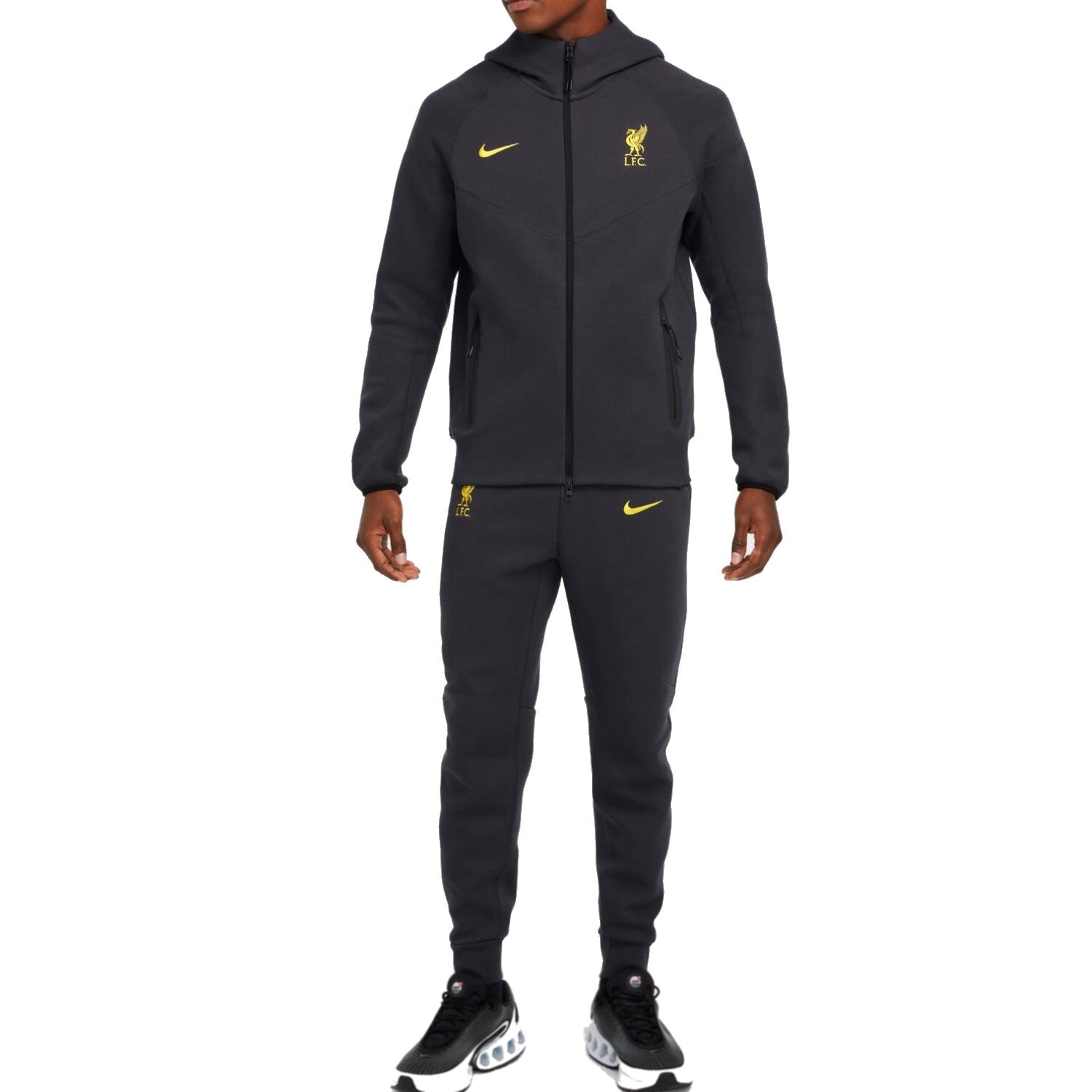 Liverpool Tech Fleece presentation tracksuit 2024/25 dark grey