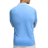 Back view of Manchester City training tracksuit 2025 26 in light blue with breathable fabric on SoccerTracksuits.com