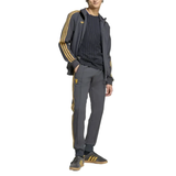 Gray Manchester United Adidas Originals Tracksuit with Iconic Three Stripes for Fans