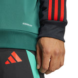 Manchester United hooded tracksuit 2024 featuring Aeroready technology and bold red accents