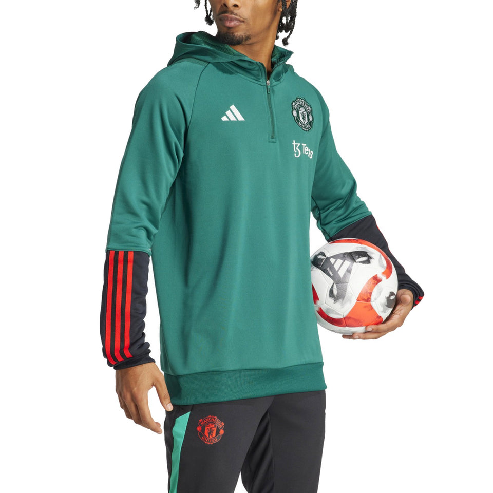 Manchester United hooded training technical Soccer tracksuit 2024 - Adidas