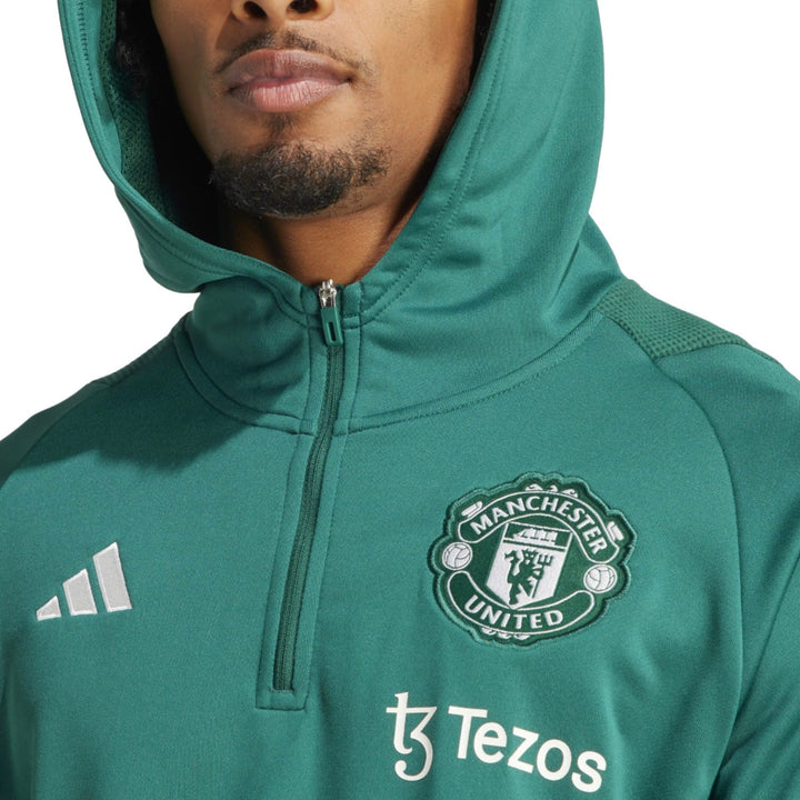 Manchester United hooded training technical Soccer tracksuit 2024 - Adidas