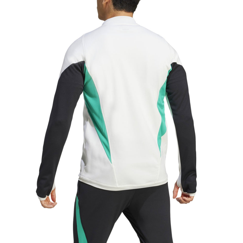 Men's Manchester United training tracksuit 2023 24 with modern design in white and teal accents