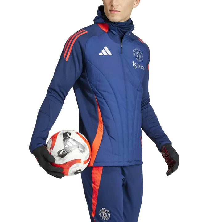 Manchester United navy Winter training technical tracksuit 2024/25 - Adidas