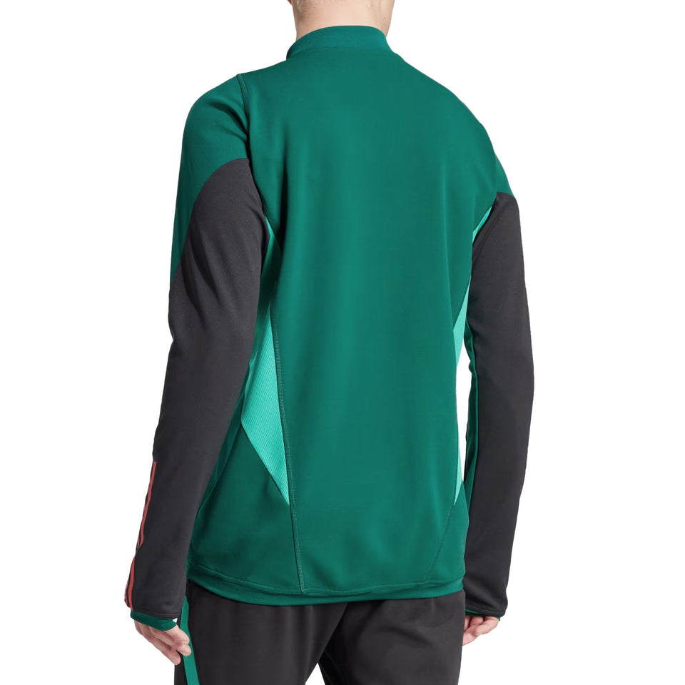 Manchester United green training technical Soccer tracksuit 2024 - Adidas