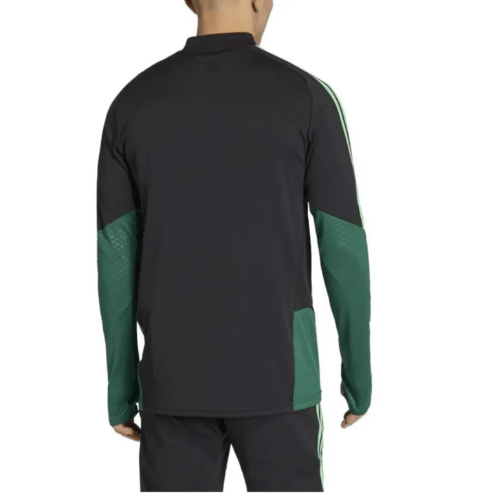 Mexico black training technical soccer tracksuit 2026/27 by Adidas in adult sizes with green accents