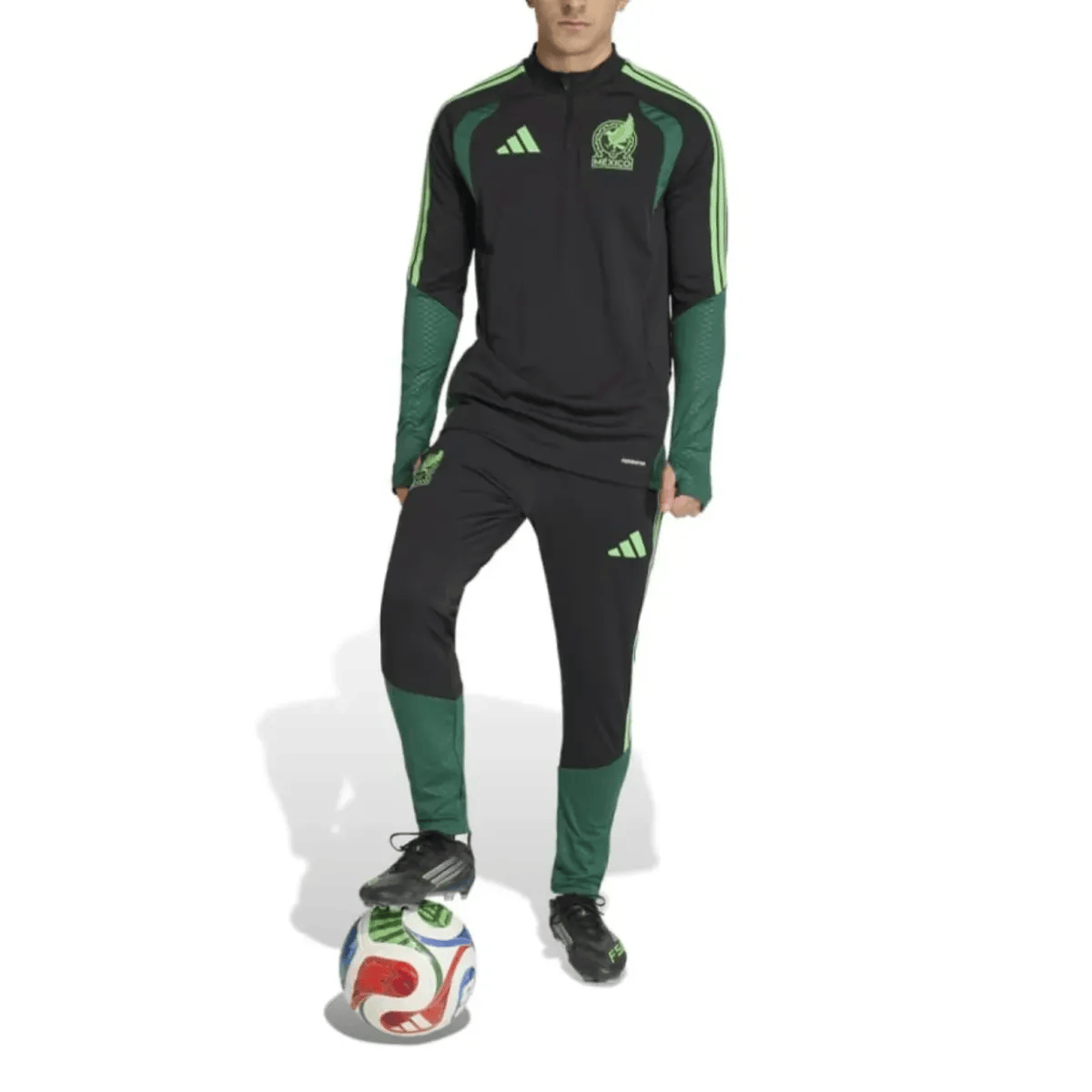 Mexico Black Training Tracksuit 2026 World Cup - official Adidas