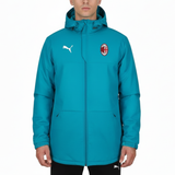 AC Milan soccer winter padded jacket 2020/21 water blue - Puma