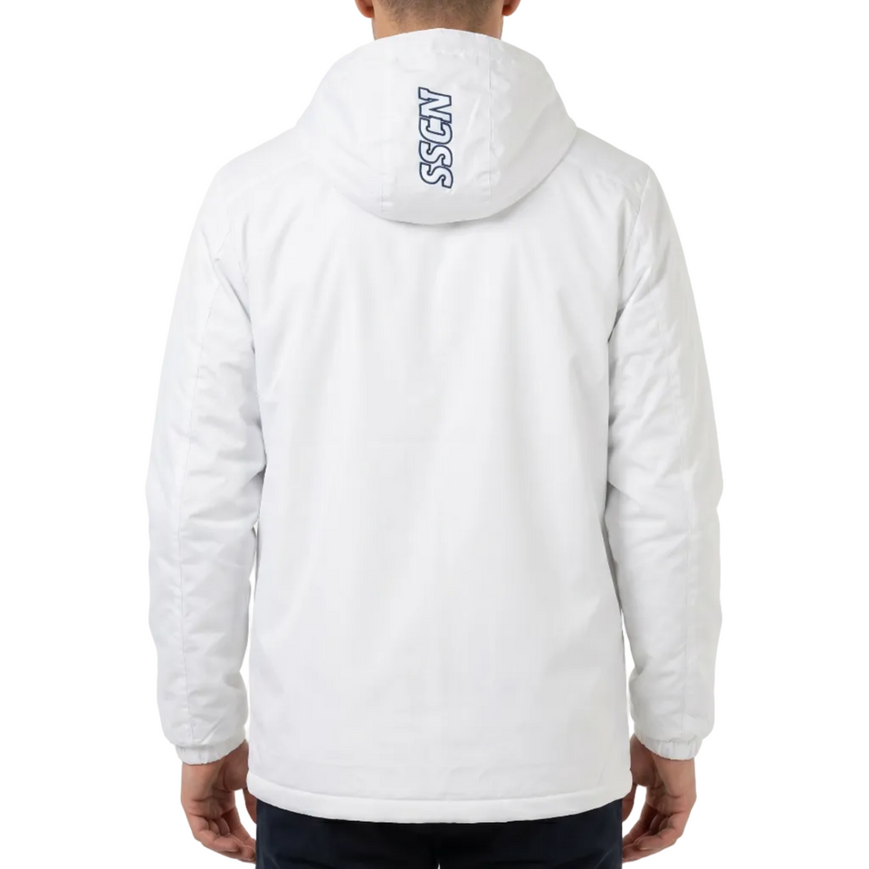 SSC Napoli white training technical rain jacket 2023/24 - EA7
