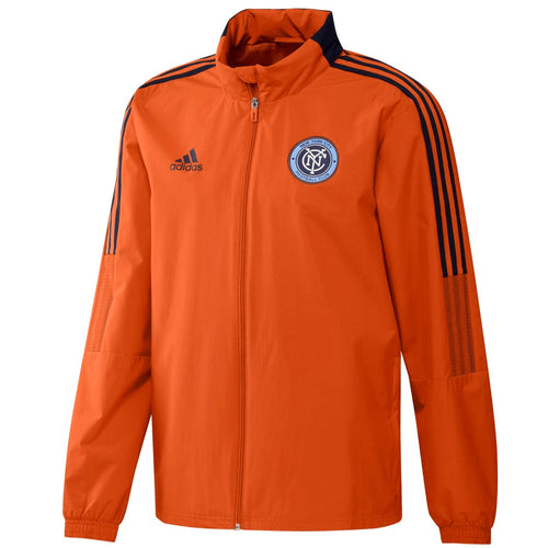 New York City FC soccer training rain jacket 2021/22 - Adidas