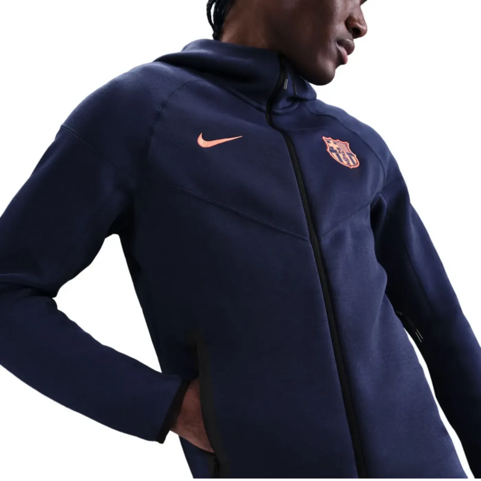 Nike Barcelona tech fleece tracksuit UCL featuring a stylish design and comfortable fit on SoccerTracksuits.com