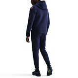 Nike Barcelona tech fleece tracksuit UCL in navy with hooded jacket and pants on SoccerTracksuits.com