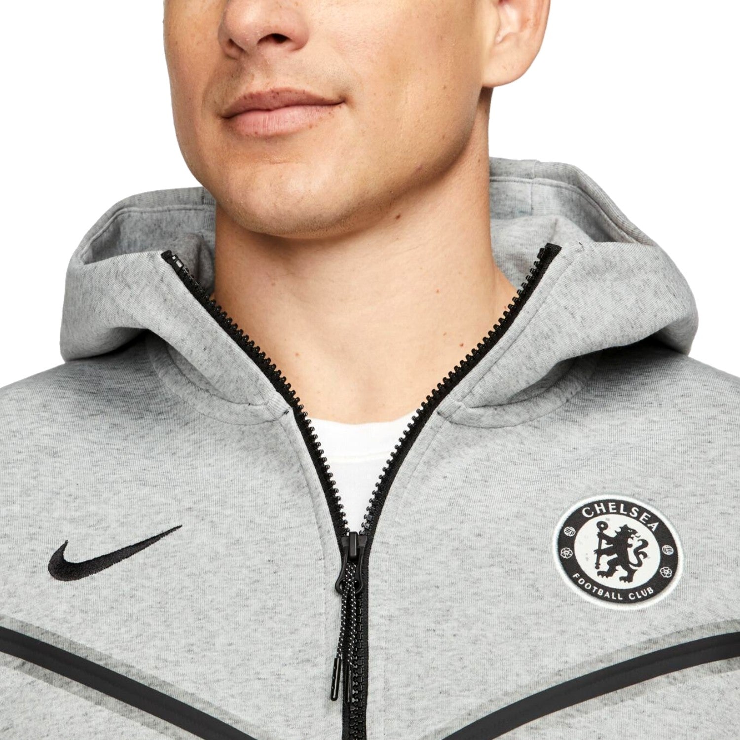 Chelsea FC grey Tech Fleece presentation jacket 2023/24 - Nike