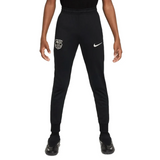 Official kids Nike Barca tracksuit black pants with Nike and Barca logos on SoccerTracksuits.com
