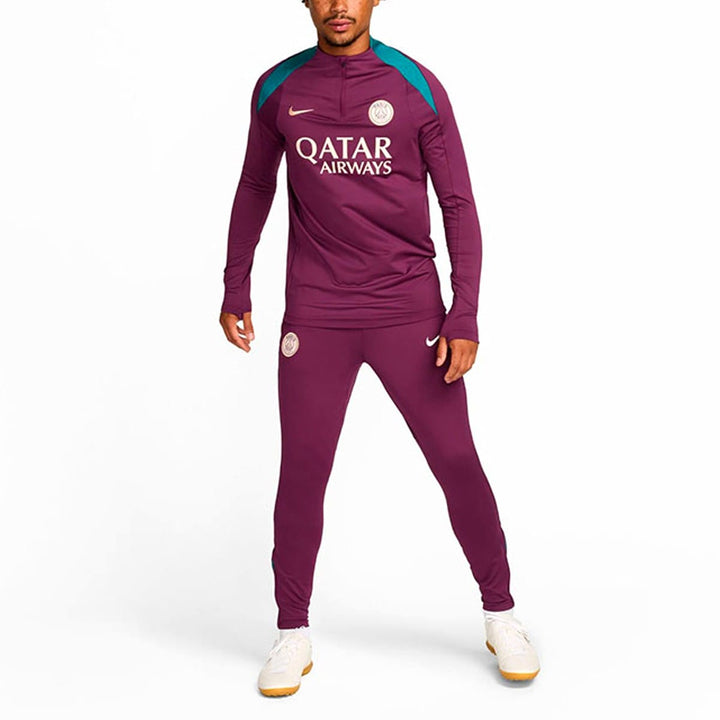 PSG dark red training technical soccer tracksuit 2024/25 - Nike