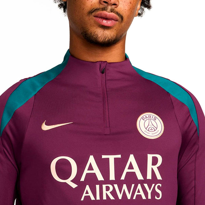 PSG dark red training technical soccer tracksuit 2024/25 - Nike