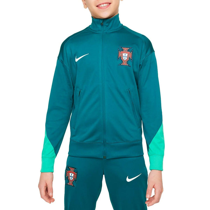 Kids - Portugal training presentation soccer tracksuit 2024/25 - Nike