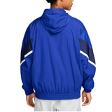 Nike PSG hooded jacket blue featuring a stylish design and comfortable fit for sports enthusiasts