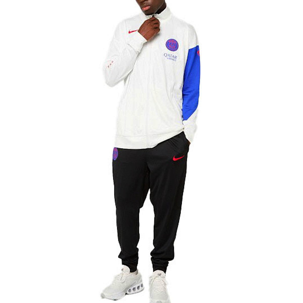Nike PSG フード付きジャケット ホワイト NIKE PSG PARIS SAINT-GERMAIN 2019/20 NSW TECH PACK HOODIE JACKET