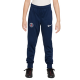 Nike PSG training suit for kids 2025 featuring comfortable navy training pants with logo and elastic waistband