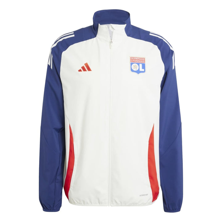Olympique Lyon presentation Soccer tracksuit 2024/25 - Adidas