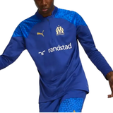 Olympique Marseille 2024 blue training tracksuit designed for comfortable wear during soccer practice