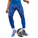 Stylish Olympique Marseille 2024 blue training tracksuit with matching soccer pants for athletes