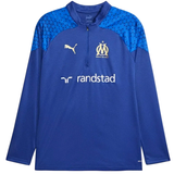 Olympique Marseille 2024 blue training tracksuit top with Puma logo and stylish design