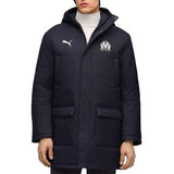 Olympique Marseille dark navy padded winter jacket 2025/26 - Puma