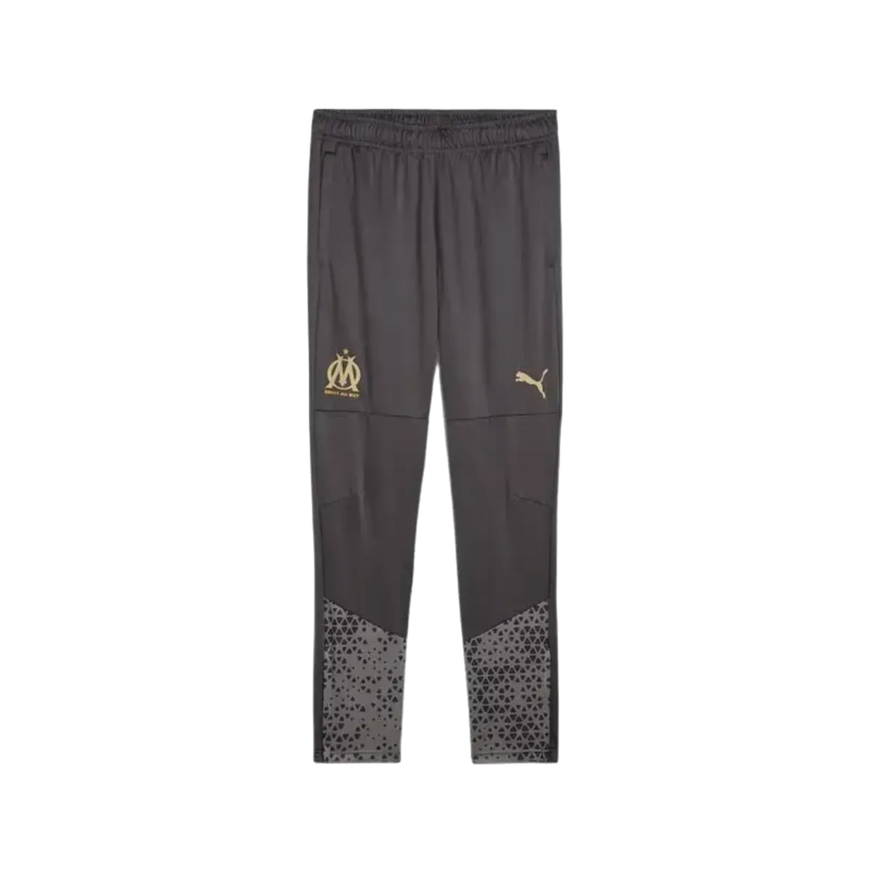 Olympique Marseille gold training tracksuit 2024 featuring a stylish design and comfortable fit for athletic performance