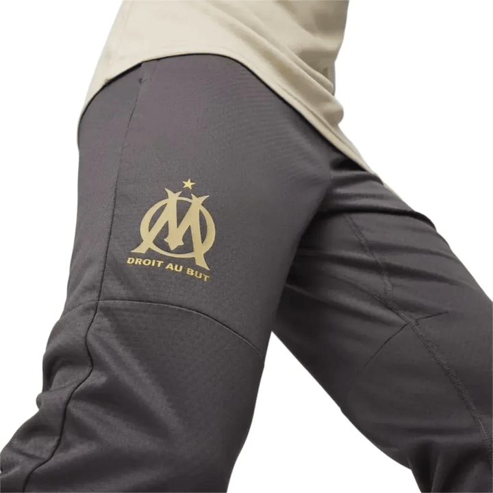 Olympique Marseille EU gold training technical tracksuit 2024 - Puma