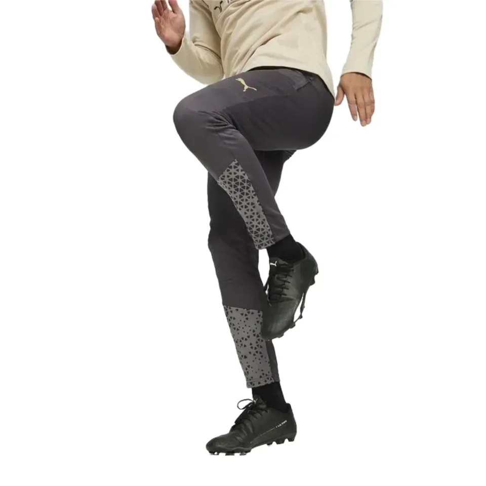 Olympique Marseille gold training tracksuit 2024 featuring stylish design and comfortable fit for athletes