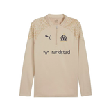 Olympique Marseille gold training tracksuit 2024 featuring a stylish design and comfortable fabric