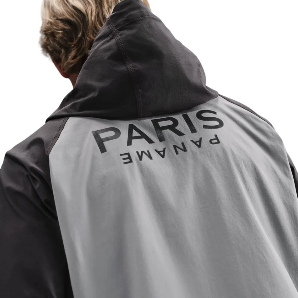 PSG grey Tech Woven presentation tracksuit 2025/26 - Nike