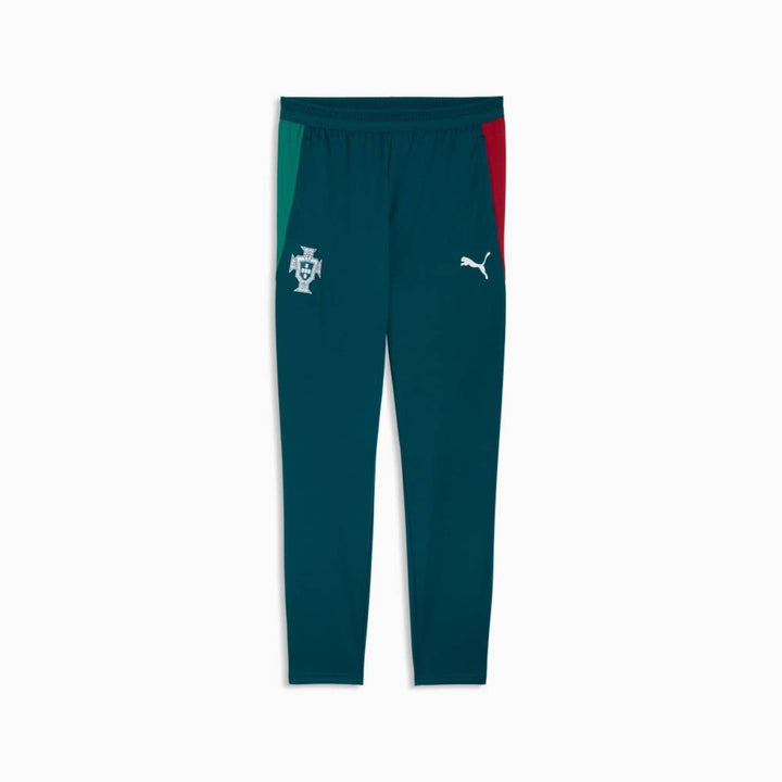 Portugal Training Technical soccer tracksuit set in teal with red and green accents by Puma for adults
