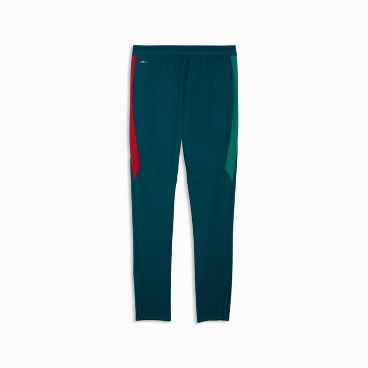 Portugal Training Technical soccer tracksuit set in dark green with red and green accents by Puma
