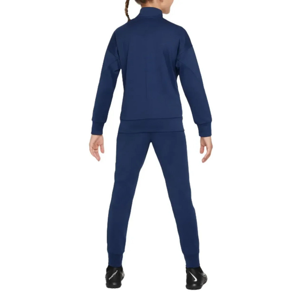 PSG navy blue kids presentation tracksuit designed for comfort and style during sports activities