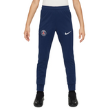PSG navy blue kids presentation tracksuit featuring comfortable fit and iconic logo for young fans