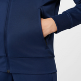 PSG navy blue kids presentation tracksuit featuring a comfortable fit and functional pockets