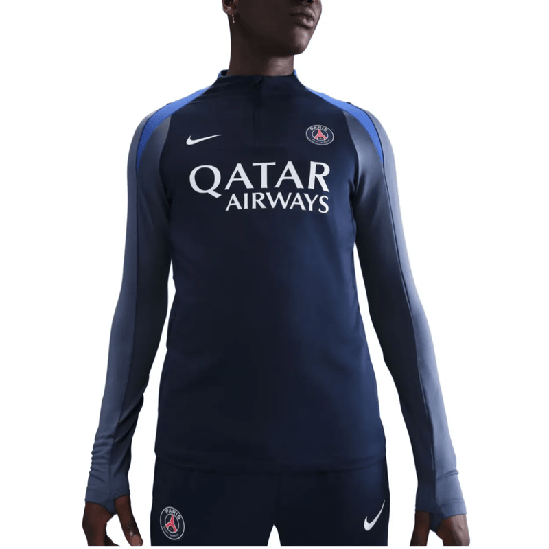 PSG Nike Navy Training Tracksuit 2025 26 tech | SoccerTracksuits.com
