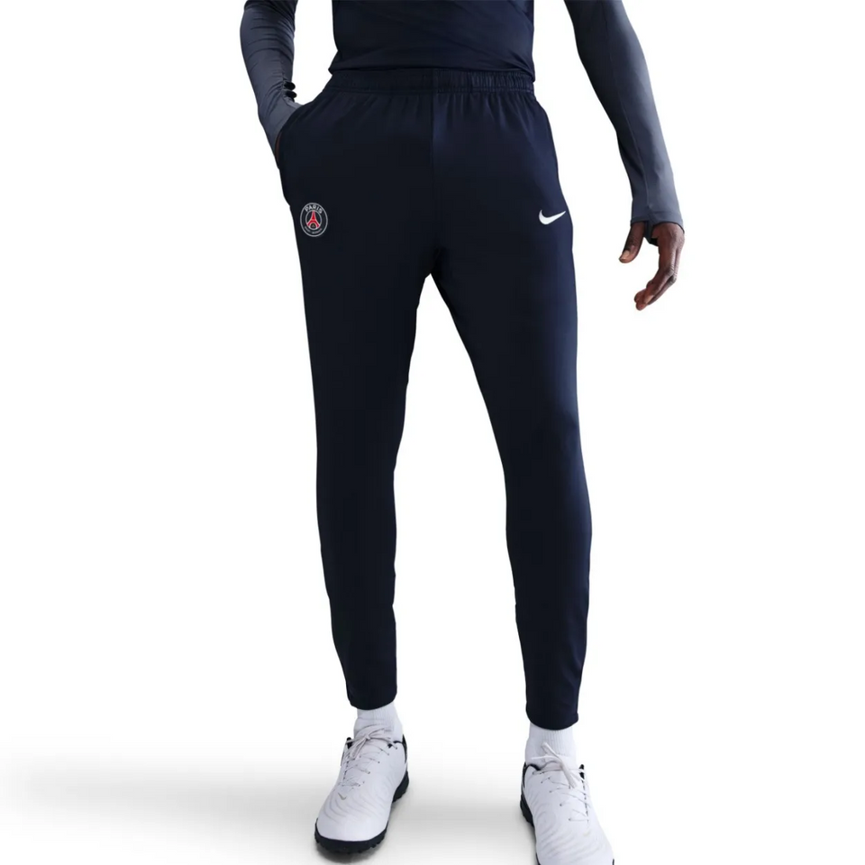 PSG Nike navy training tracksuit 2025 26 featuring a sleek design with logo on pants