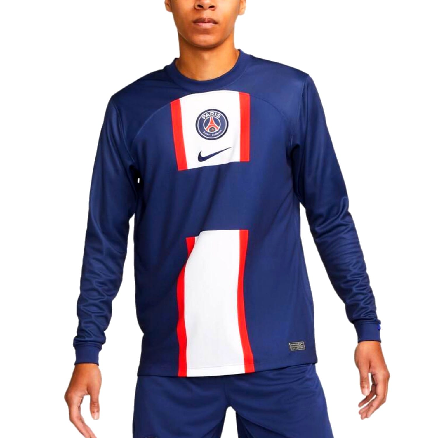 PSG 長袖 ホームサッカーユニフォーム 2023 - Nike – SoccerTracksuits.com