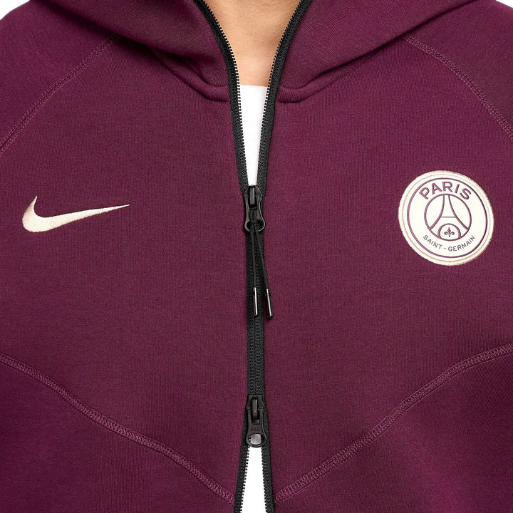PSG Tech Fleece presentation tracksuit 2024/25 dark red - Nike