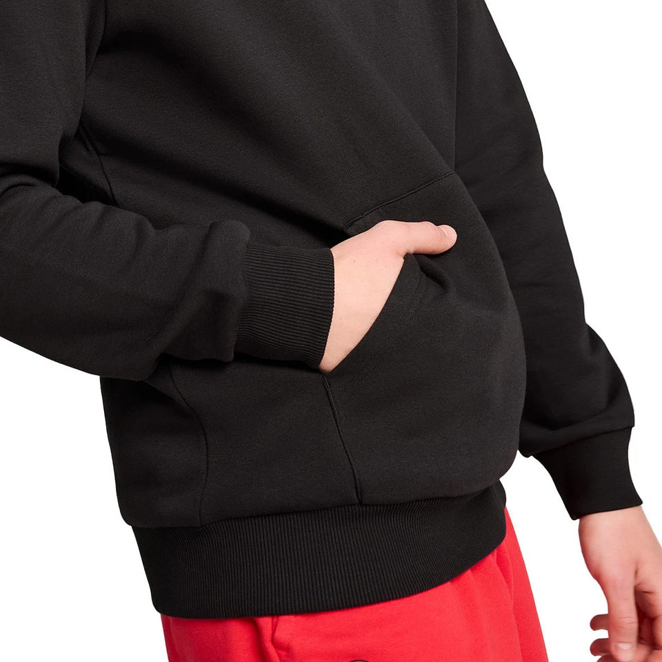 Black sweatshirt pocket detail part of AC Milan fan apparel 2024 25 tracksuit on SoccerTracksuits.com