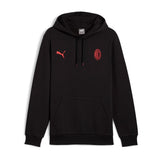 Black Puma hoodie on SoccerTracksuits.com featuring AC Milan fan apparel 2024 25 logo